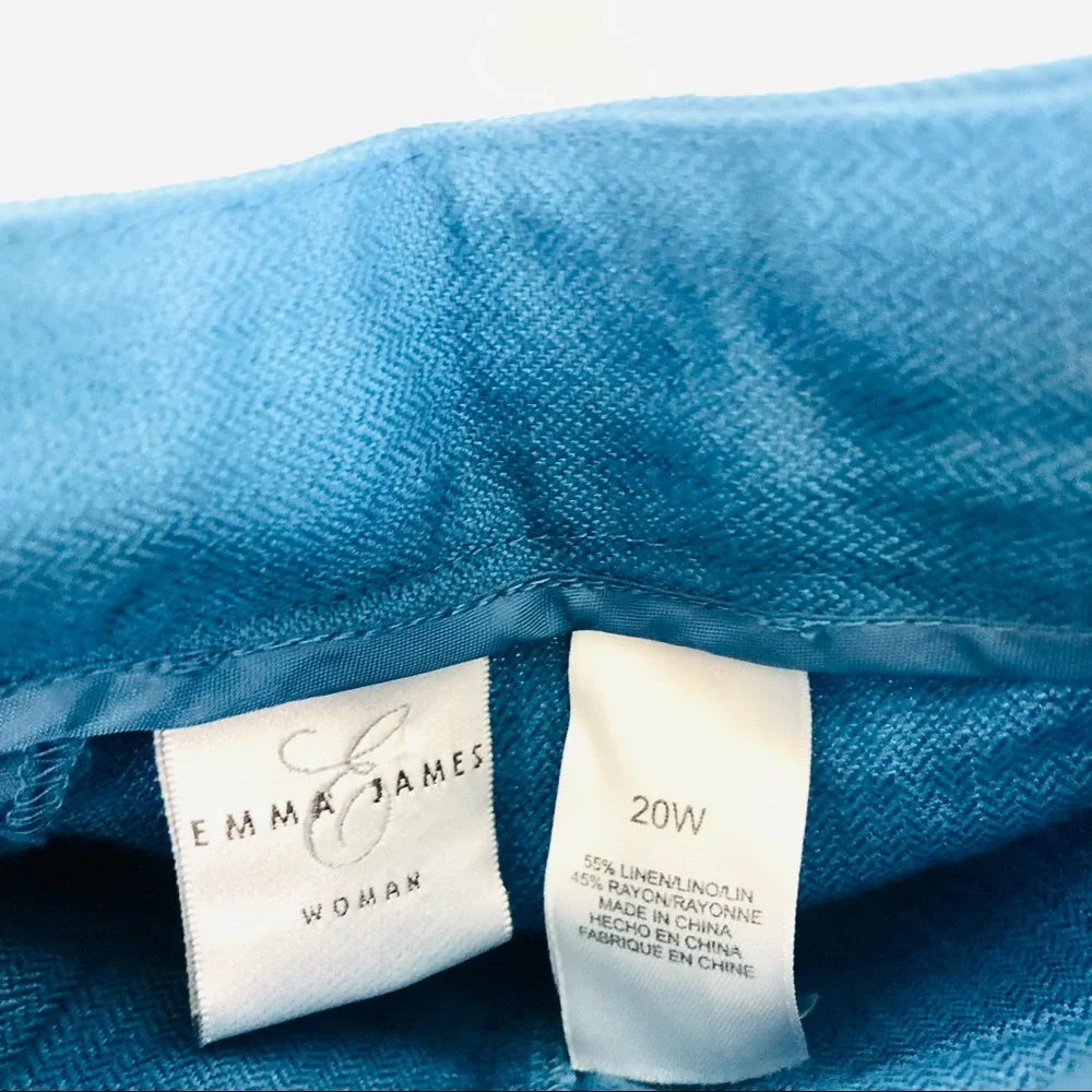 Vintage - Emma James | Linen Blend Trousers - Picture 7 of 7